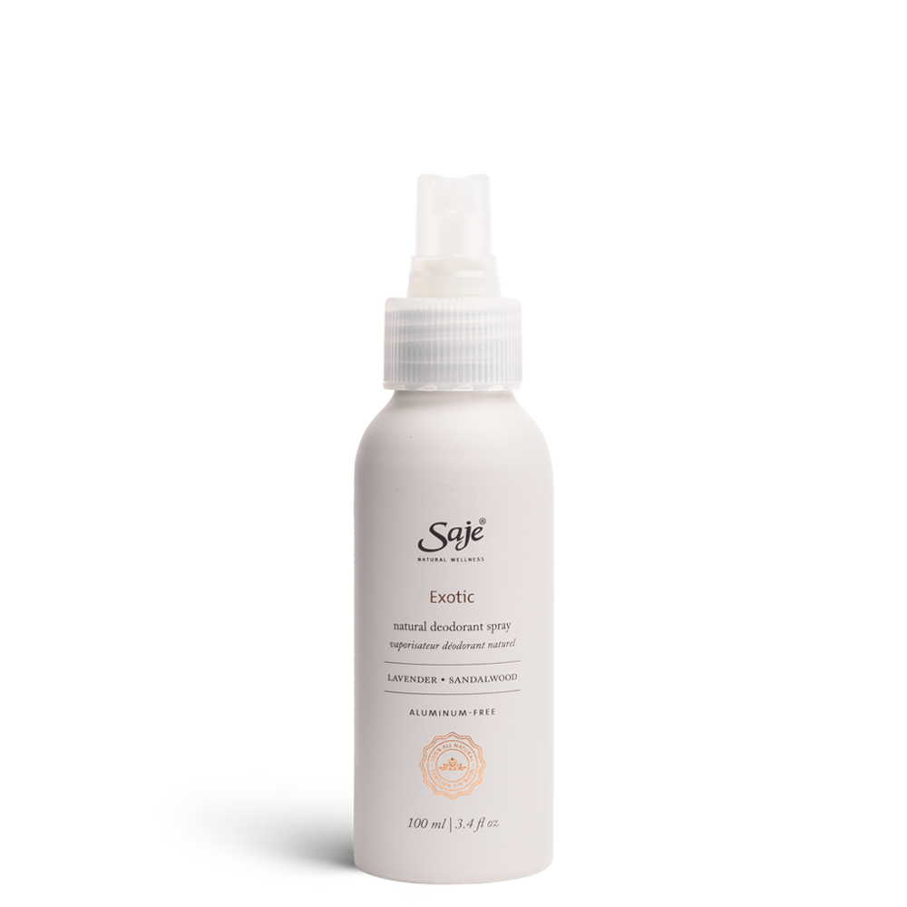 Saje Exotic Mineral Salt Based Spray Deodorant Natural Protectant 100ml NEW