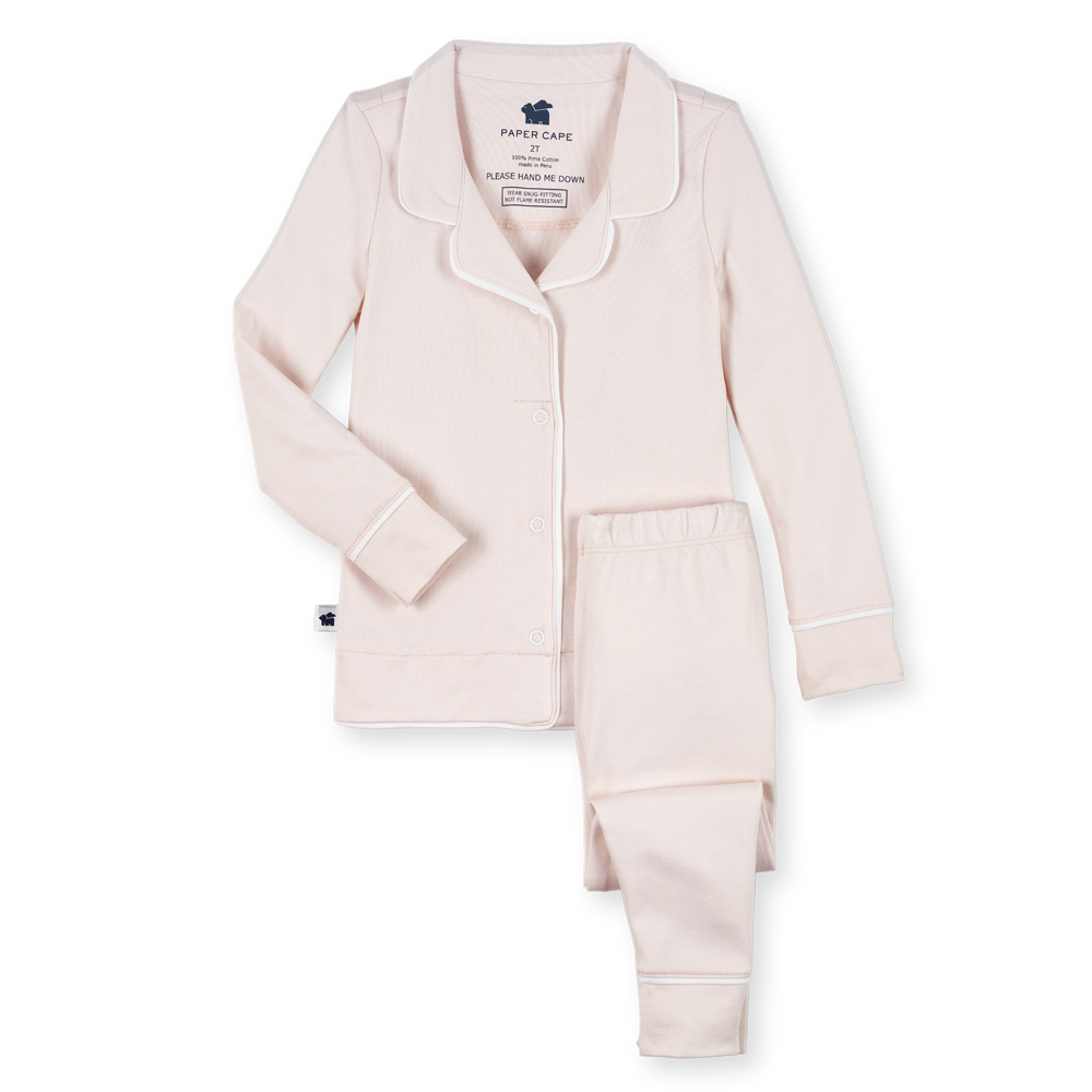 Paper Cape Classic Pajamas | Pink Blush