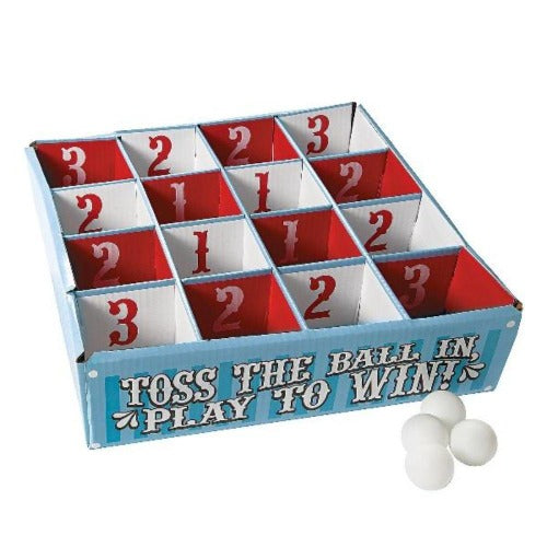 Carnival Table Tennis Ball Toss Game Set