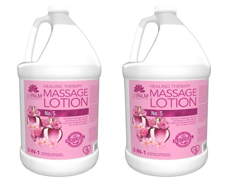 LAPALM Product - 2 in 1 Healing Therapy Massage Lotion No. 5 - 2 Gallons