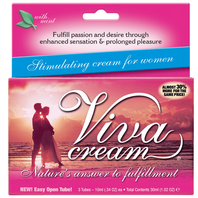 Viva Cream 10ml 3 Tube Box Intimates Adult Boutique
