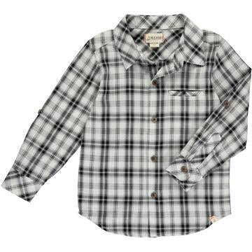 Me & Henry Atwood Woven Shirt | Black/White Plaid