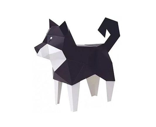 Kaku Kaku Craft: Black Shiba