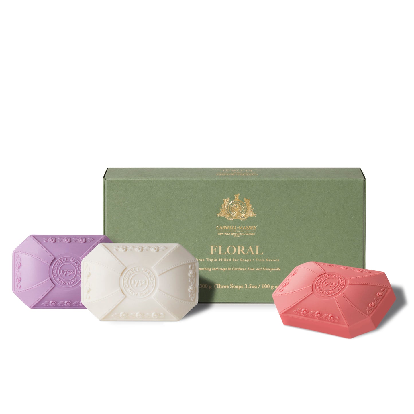 Floral Soap Set Bar Soap Caswell-Massey® 3-Soap Set