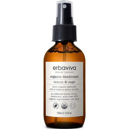 Erbaviva Lemon & Sage Organic Deodorant (3.5 oz)