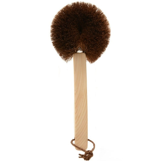 Takada Tawashi Body Brush with Short Japanese Cypress Handle (1 pc)