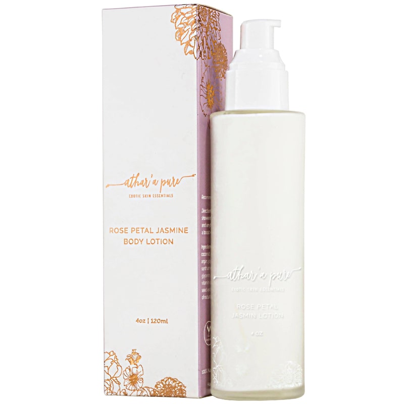Athar’a Pure Rose Petal Jasmine Body Lotion (4 oz)
