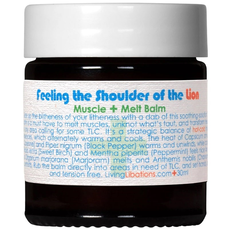 Feeling the Shoulder of the Lion Muscle Melt Balm