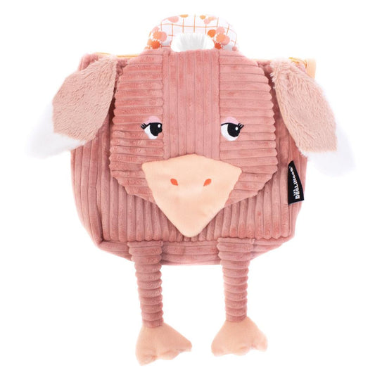 Les Deglingos Corduroy Backpack Pomelos The Ostrich