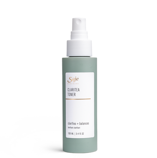 Saje Claritea Toner Balance Reduce Excess Oil Production Refreshed 100ml NEW