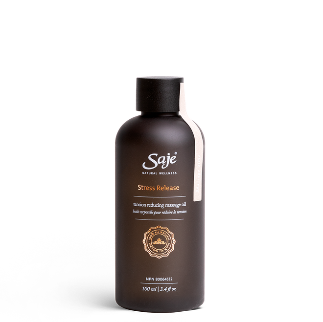 Saje Stress Release Tension Reducing Body Oil Powerfully Formulated 100ml NEW