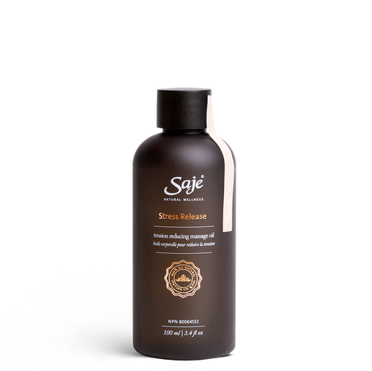 Saje Stress Release Tension Reducing Body Oil Powerfully Formulated 100ml NEW