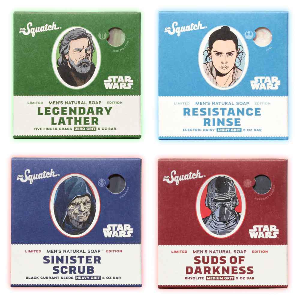 Dr. Squatch Limited Edition STAR WARS Soaps