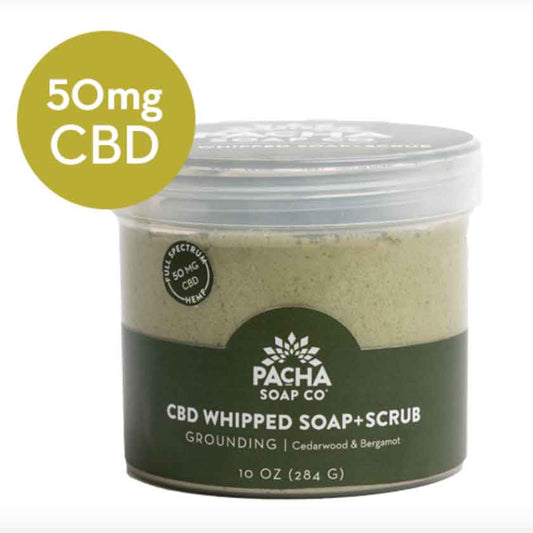 CBD Grounding Whipped Soap - 10oz - Pacha