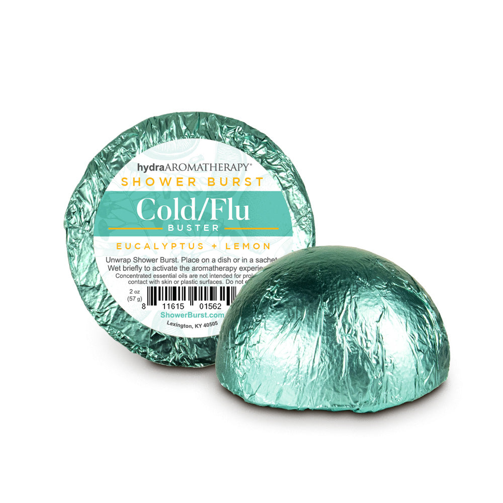 hydraAROMATHERAPY Shower Burst®, Cold & Flu Buster, 12 ct