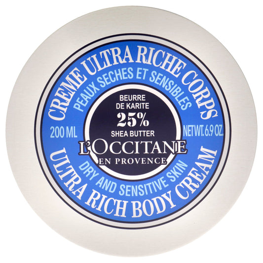 Shea Butter Ultra Rich Body Cream by LOccitane for Unisex 6.9 oz