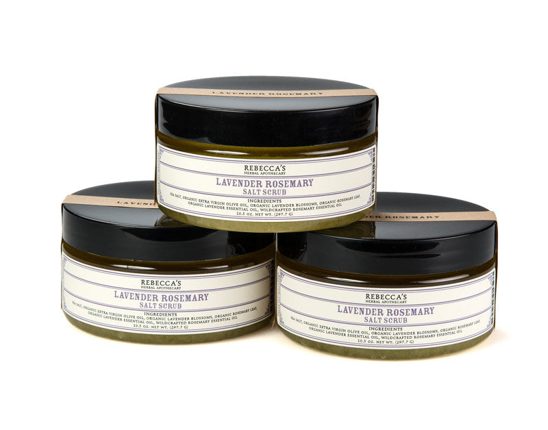 Lavender Rosemary Salt Scrub
