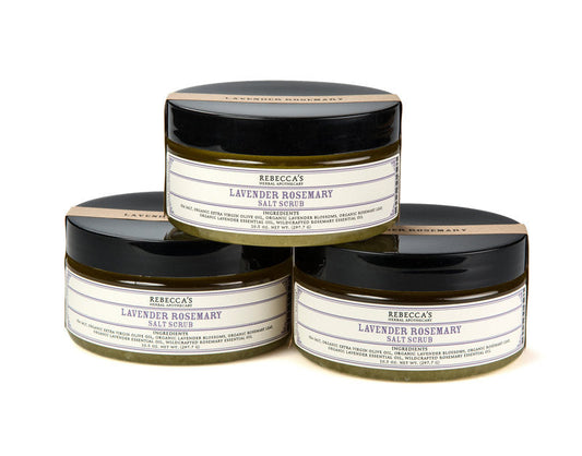 Lavender Rosemary Salt Scrub