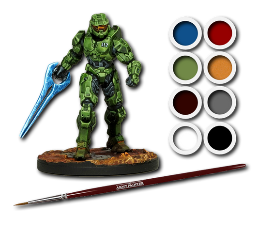 Halo: Flashpoint: Paint Set + Master Chief Miniature