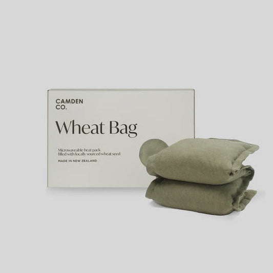 Wheat Bag - Moss Linen