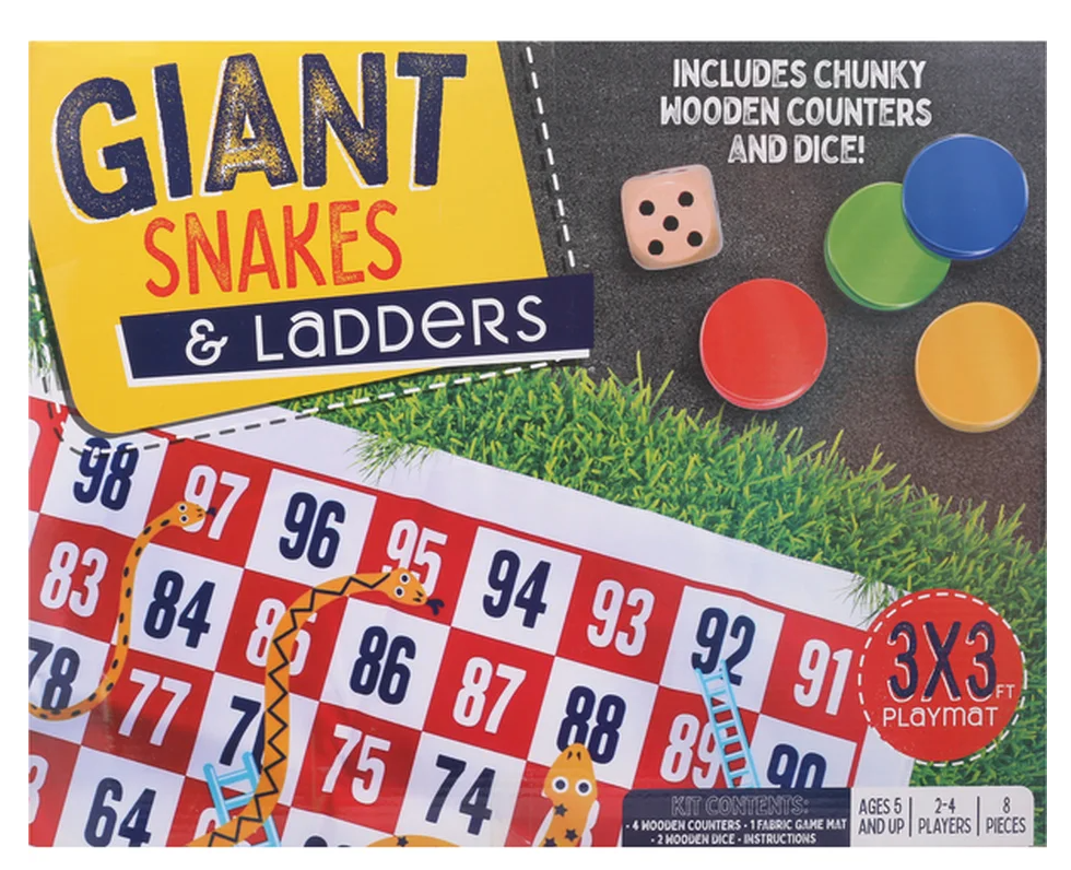 Giant Snakes and Ladders Game