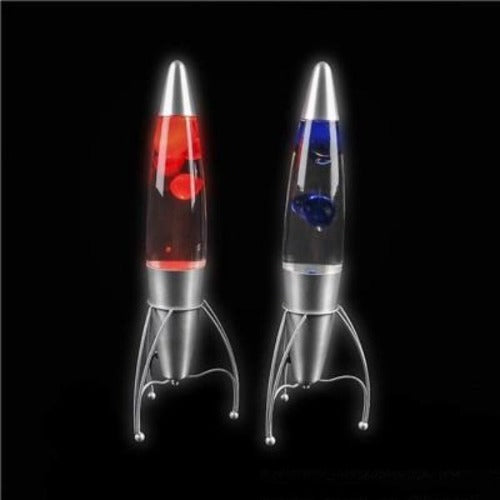 18" Rocket Ship Wax Motion Lamp