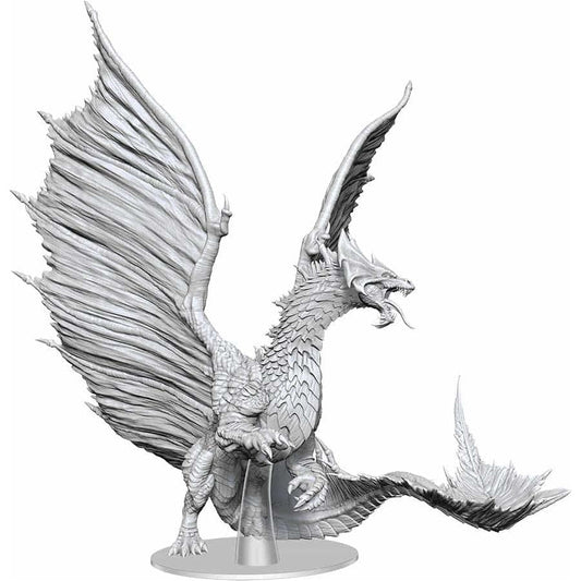 Adult Brass Dragon Miniature